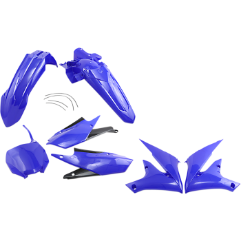BODY KIT YZF450 18- BLUE