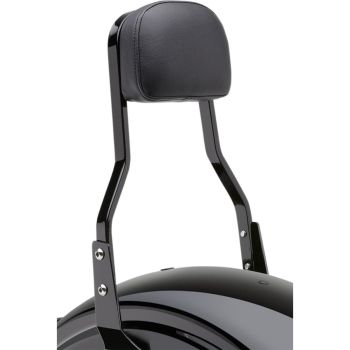 SISSY BAR SHRT BLK DYNA