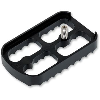 PEDAL BRK SERATED BLACK