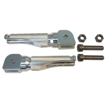 FOOTPEGS SLASH-CUT SILVER