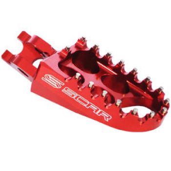 FOOTPEGS EVO SCAR RED