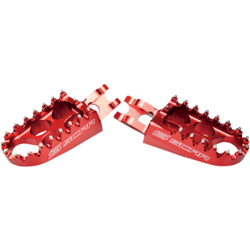 FOOTPEG STD SCAR RED