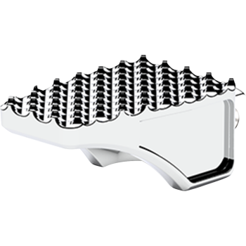 FOOTPEGS CNTY M8ST REAR CHROM