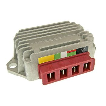 regulator / rectifier 4-pin for Vespa PK 50, PX 80, PK 125, P 200, PX 200, Cosa, XL2