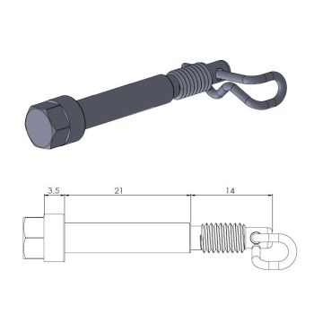 BRAKE CALIPER PIN