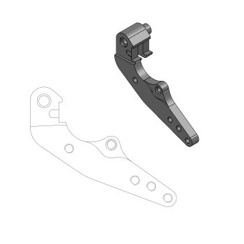 BRAKE CALIPER ADAPTOR DA