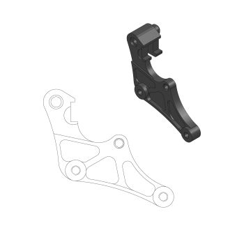 BRAKE CALIPER ADAPTOR 320MM