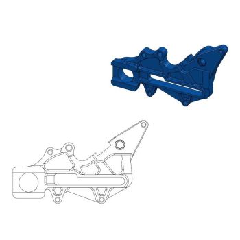 ADAPTER 220MM BLUE