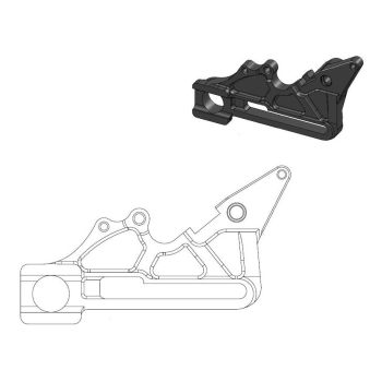 BRAKE ADAPTER OVRSIZE 240