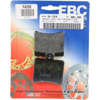 BRAKE PAD ORGANIC FA298