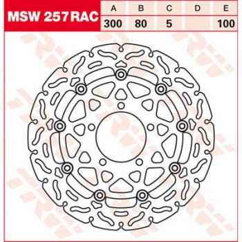 ROTOR TRW MSW257RAC
