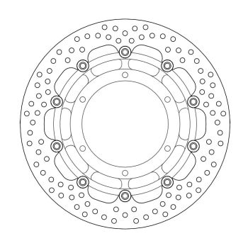 HALO FRONT DISC XT660X