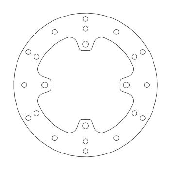 REAR DISC ROUND POLARIS