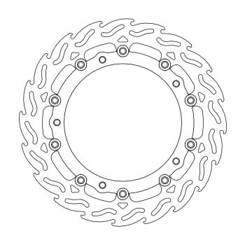 FLAME LEFT FRONT DISC BMW