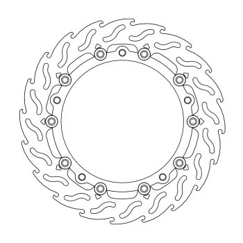 FLAME LEFT FRONT DISC R1200GS