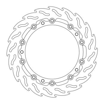 FLAME RIGHT FRONT DISC R1200GS