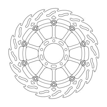 FLAME LEFT FRONT DISC DUCATI