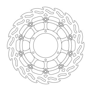 FLAME RIGHT DISC HONDA