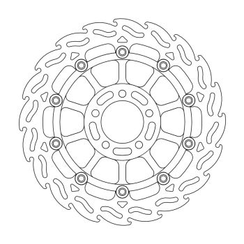 FLAME RIGHT DISC KAWASAKI