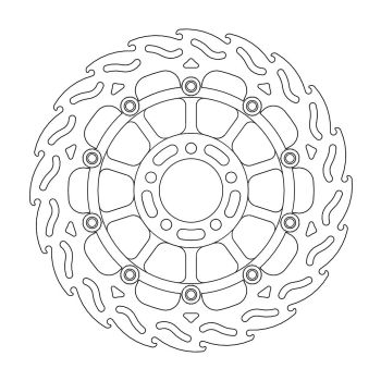 FLAME RIGHT DISC KAWASAKI