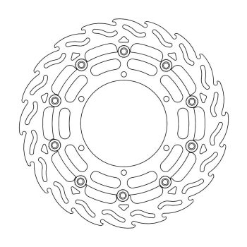 FLAME RIGHT DISC YAMAHA