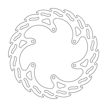 FLAME RIGHT DISC YAMAHA