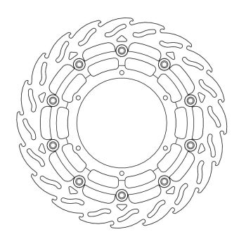 FLAME DISC FRONT FLOAT LE