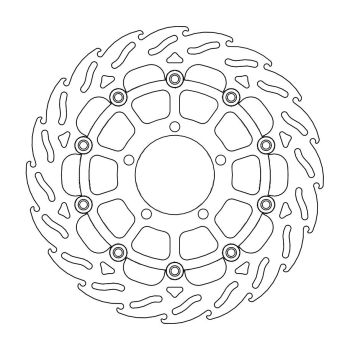 FLAME DISC FRONT FLOAT LE