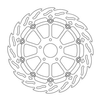 FLAME DISC FRONT FLOAT LE