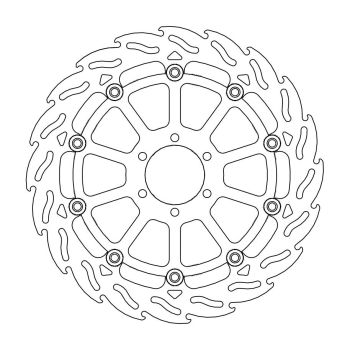 FLAME DISC FRONT FLOAT RI