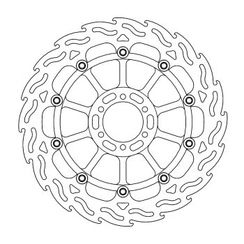 BRAKE ROTOR FLOAT FLAME