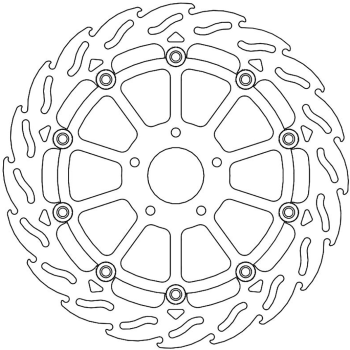 BRAKE DISC FLAME FLOAT