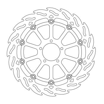 BRAKE DISC FLAME FRONT R