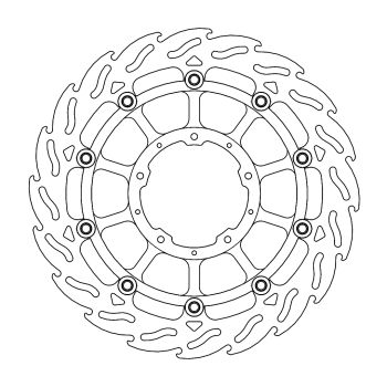 BRAKE DISC FLAME FRONT L