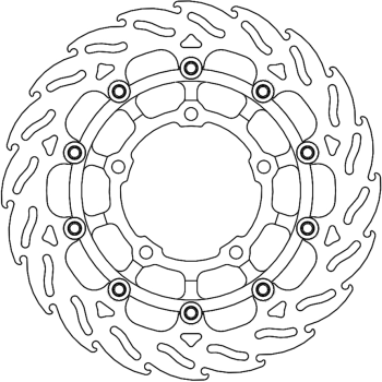 BRAKE DISC FLAME FRONT L