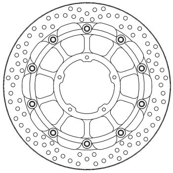 BRAKE DISC FRONT HALO L/R