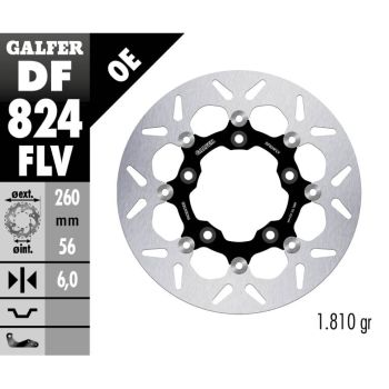 BRAKE DISC FLOAT ROUND