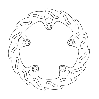 BRAKE DISC FLAME REAR