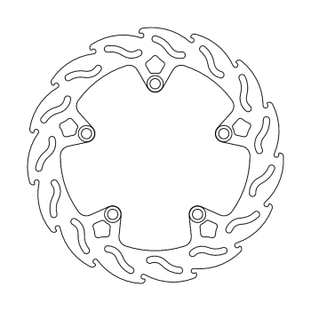 BRAKE DISC FLAME FRONT