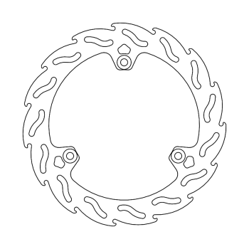 BRAKE DISC FLAME REAR