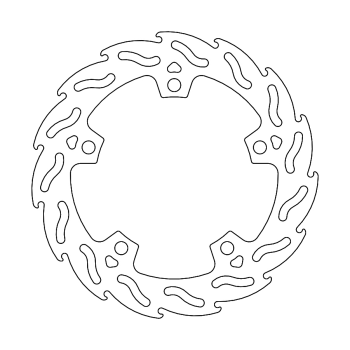 BRAKE DISC FLAME FRONT R