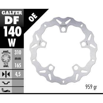 BRAKE DISC WAVE FIXED