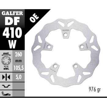 BRAKE DISC WAVE FIXED