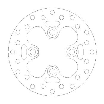 FRONT DISC ROUND KAWASAKI