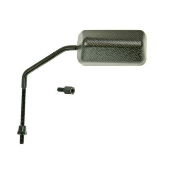 mirror F1 carbon-look long version left / right incl. thread adapter - universal