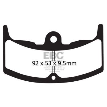 BRAKE PAD ORGANIC STREET