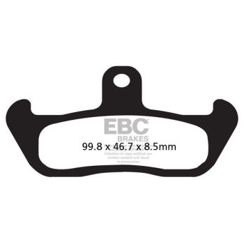 BRAKE PAD ORGANIC STREET