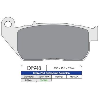 BRAKE PAD SINTRD SDP948HH