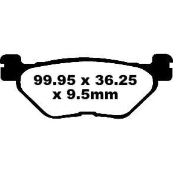 BRAKE PAD SINT FA319/2HH