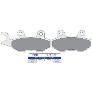 BRAKE PAD SINTRD SDP411MX
